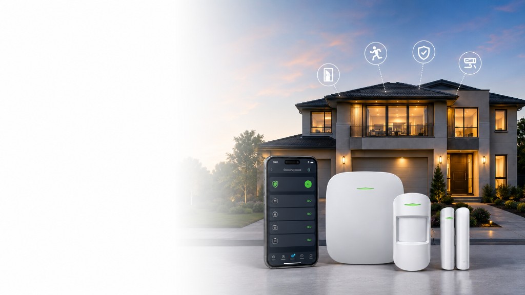 Monitored commercial alarm system installation