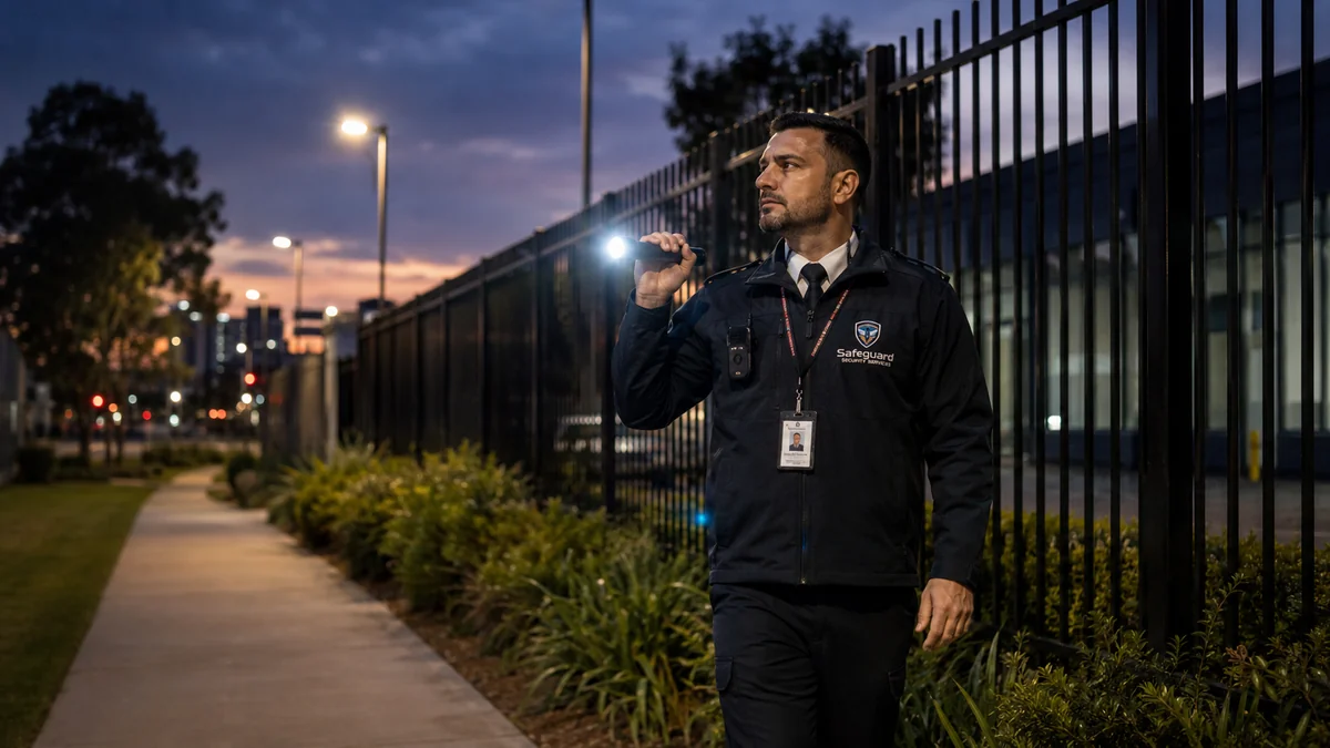 Security officers managing crowd access at an event