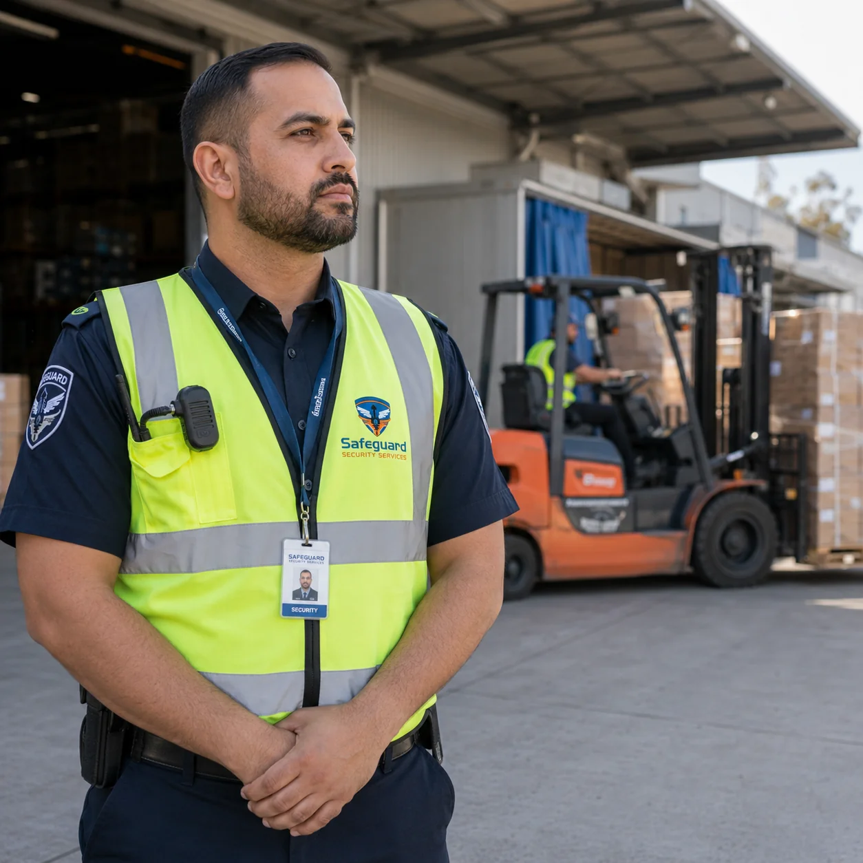 Retail security presence protecting staff and stock