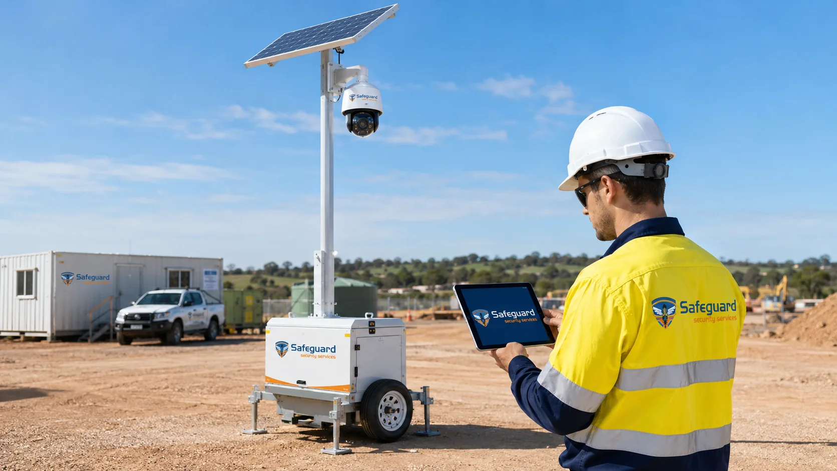 Solar-powered security camera with professional monitoring