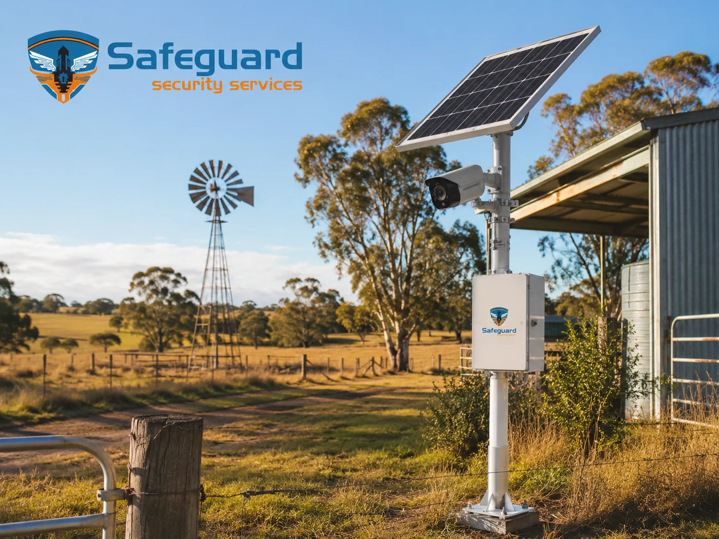Solar CCTV monitoring on a rural NSW property