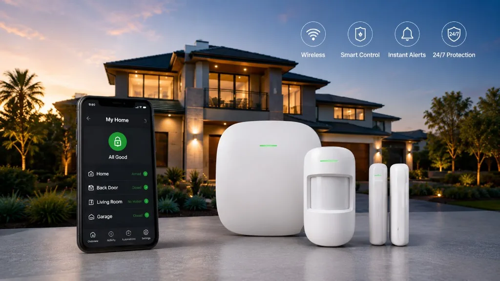 Professionally installed alarm system for a Sydney property